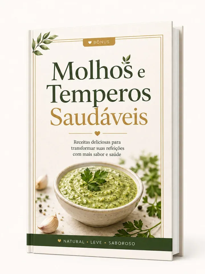 Livro bônus Molhos e Temperos Saudáveis