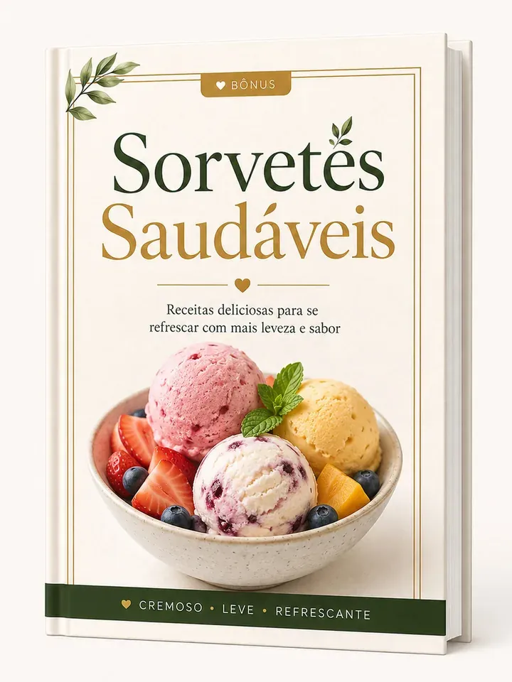 Livro bônus Sorvetes Saudáveis