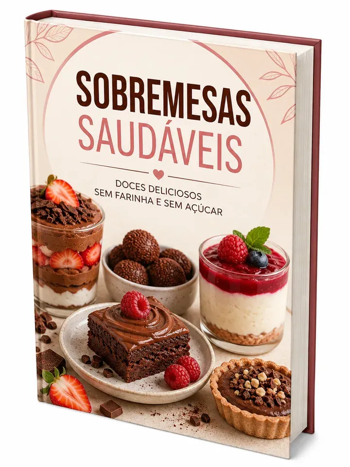 Livro bônus Sobremesas Saudáveis